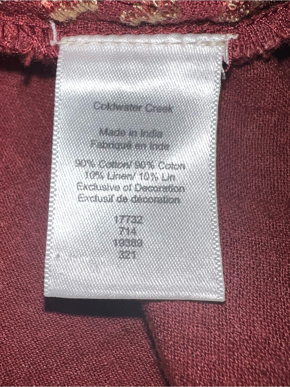 Coldwater Creek Embroidered Mountain Flora Dress Size 14 - Picture 6 of 6